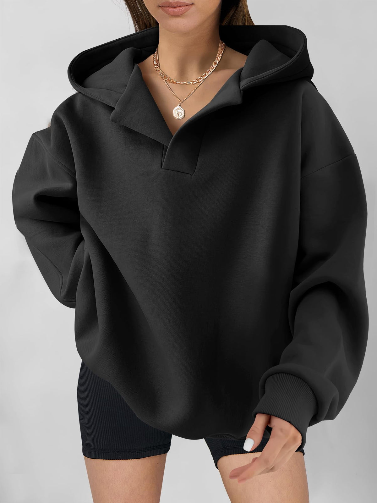 Big Starz Oversized Pullover Hoodie detail