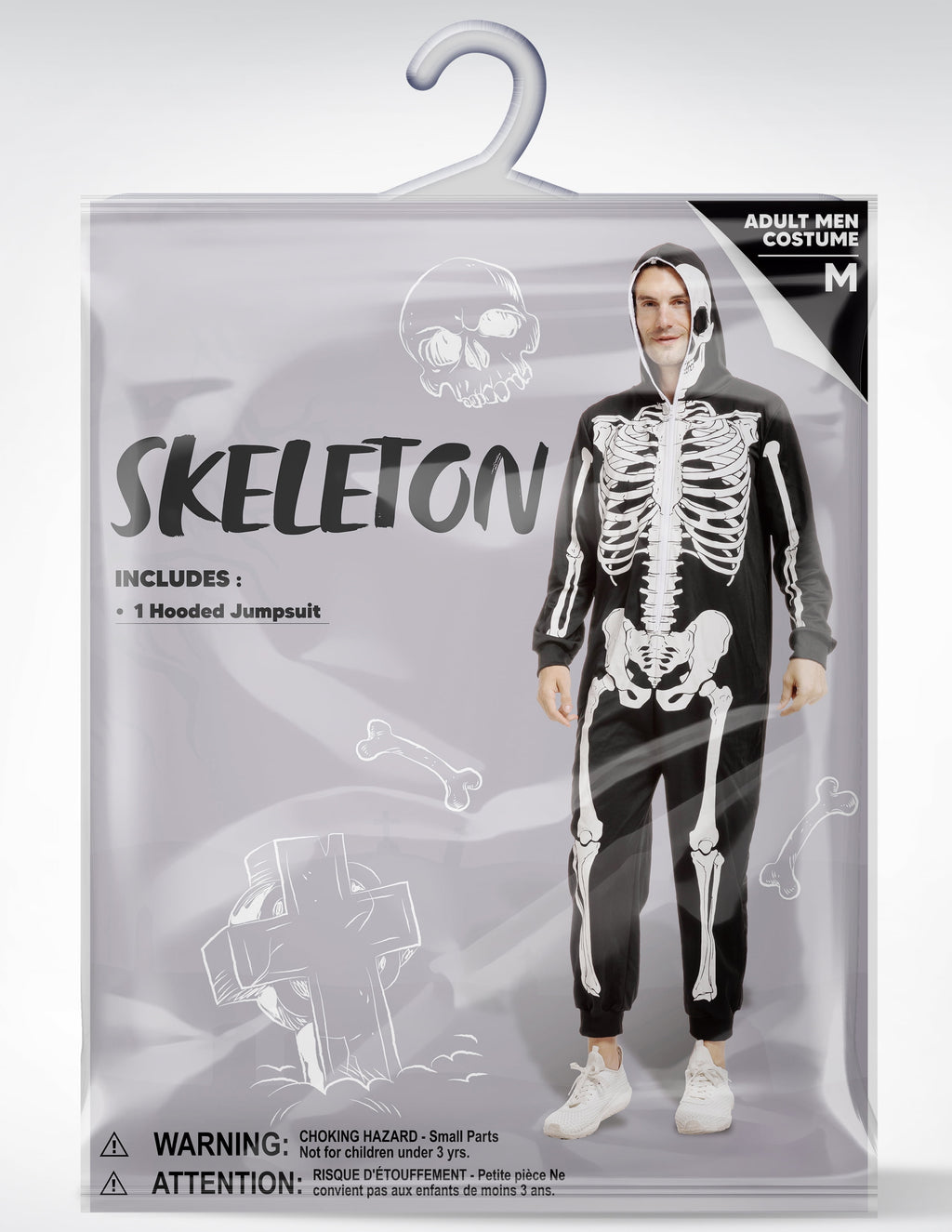 Haunt Skeleton Costume for Men Adult Skeleton