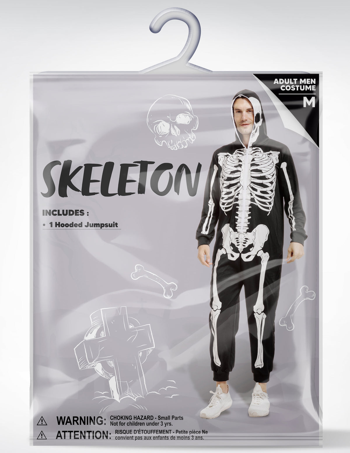 Haunt Skeleton Costume for Men Adult Skeleton