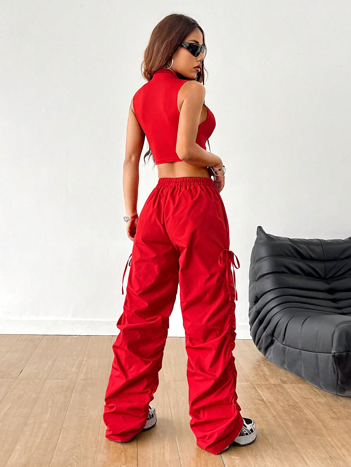 Big Starz Backless Tank &amp; Cargo Pants Set