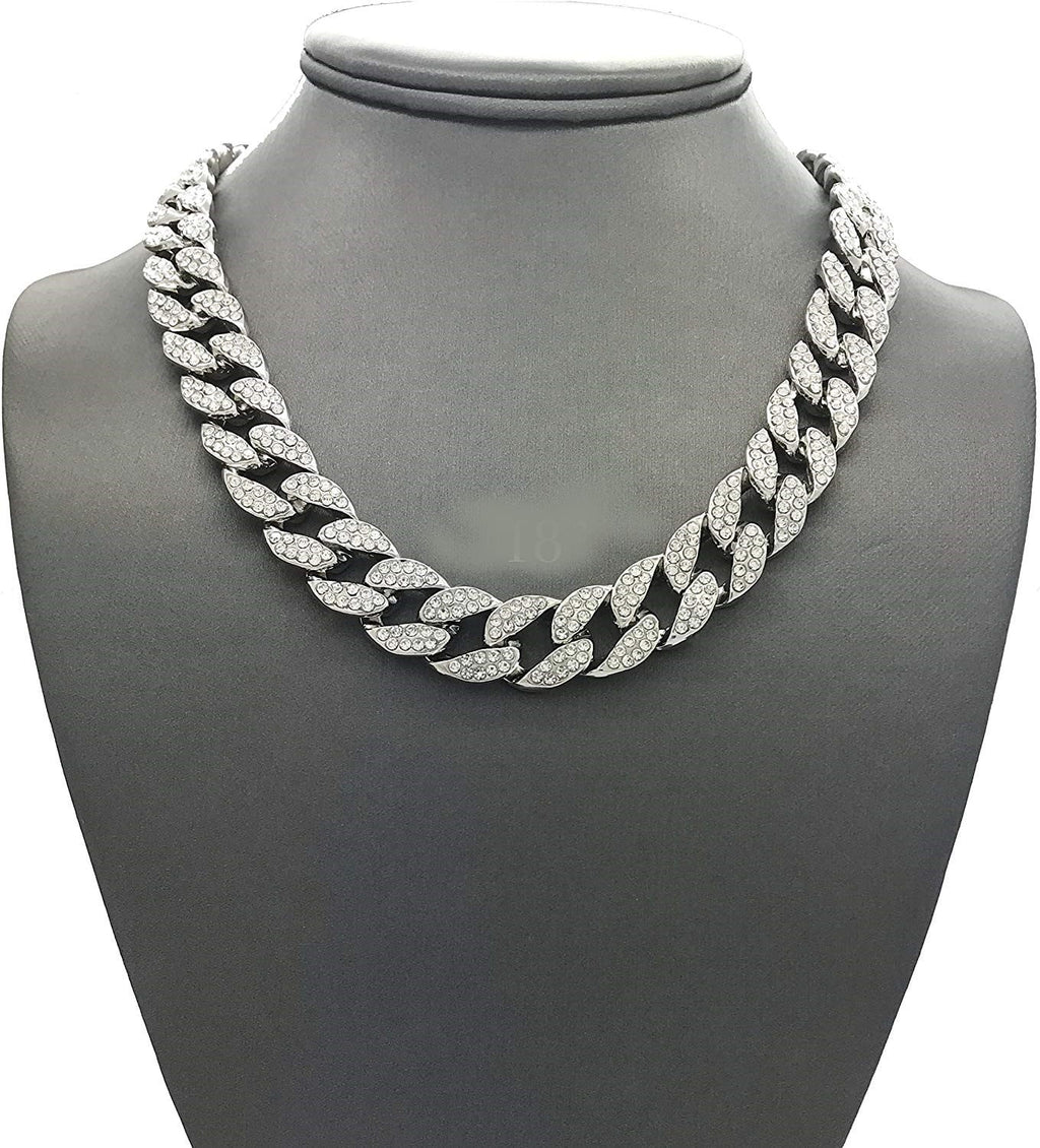 Flawless Pendant & Cuban Chain — Iced Out