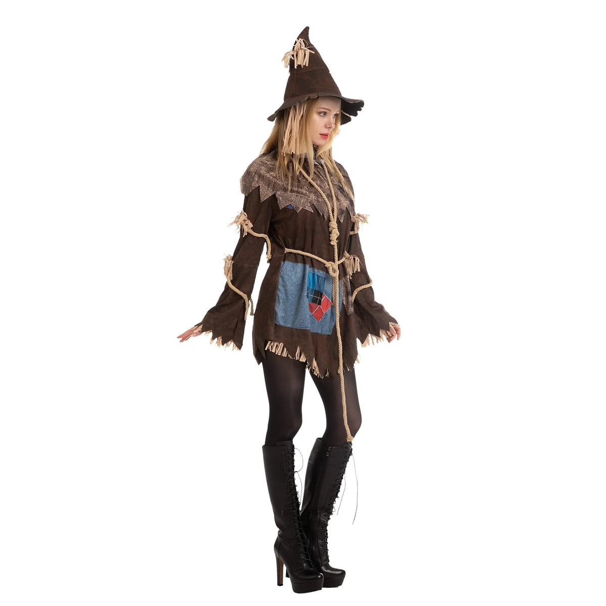 Sinner Scary Scarecrow Costume for Adult Women