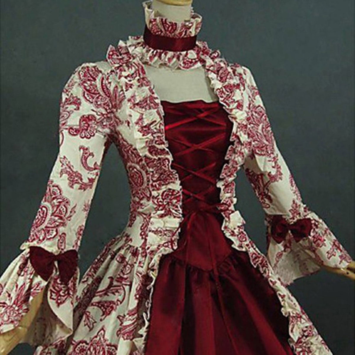 Graveyard Medieval Regency Queen Dress Womens Victorian