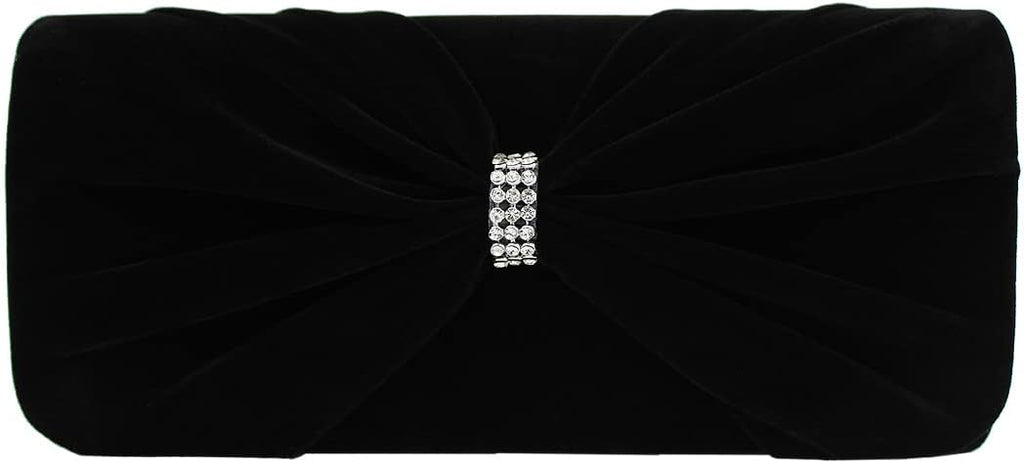 Bow Down Velvet Clutch