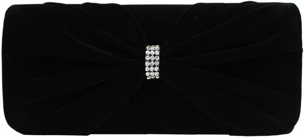 Bow Down Velvet Clutch