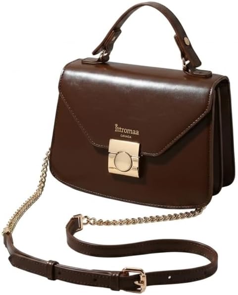 Front Row Vegan Leather Crossbody — Chain Strap