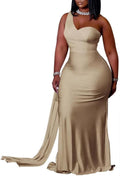 Encore Satin Maxi Dress — Extended Sizing