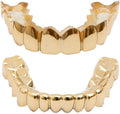 Big Starz Gold Grillz — Silicone Fit, Top & Bottom Set