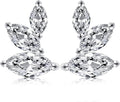 Big Starz Marquise Moissanite Stud Earrings — 18K Gold Plated, 925 Silver