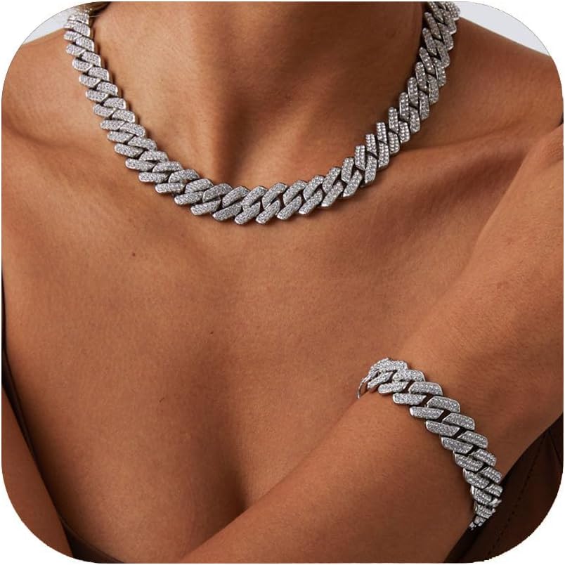 Big Starz Cuban Chain & Bracelet Set — Diamond Cut