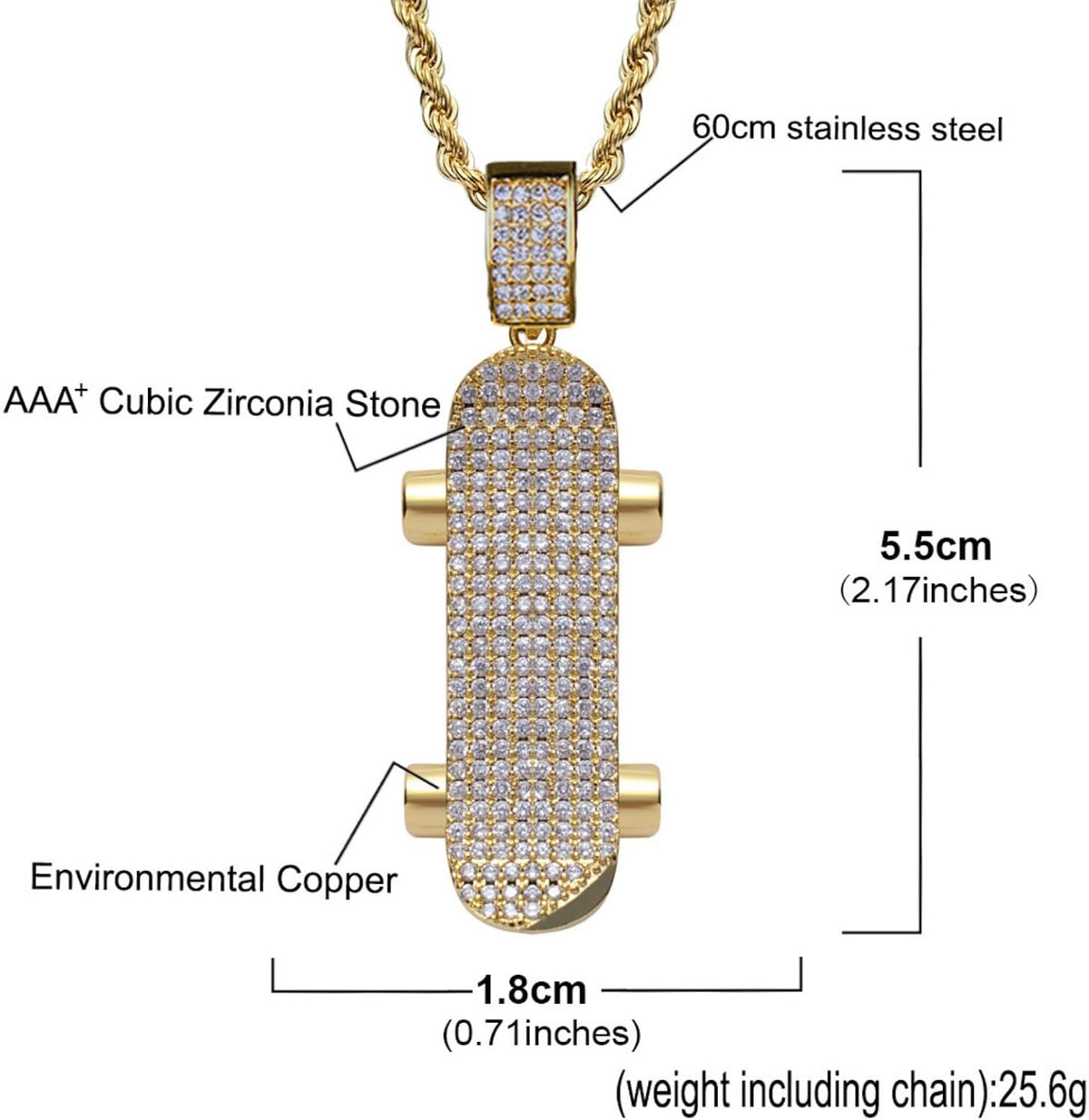 Diamond District CZ Pendant — Iced Out