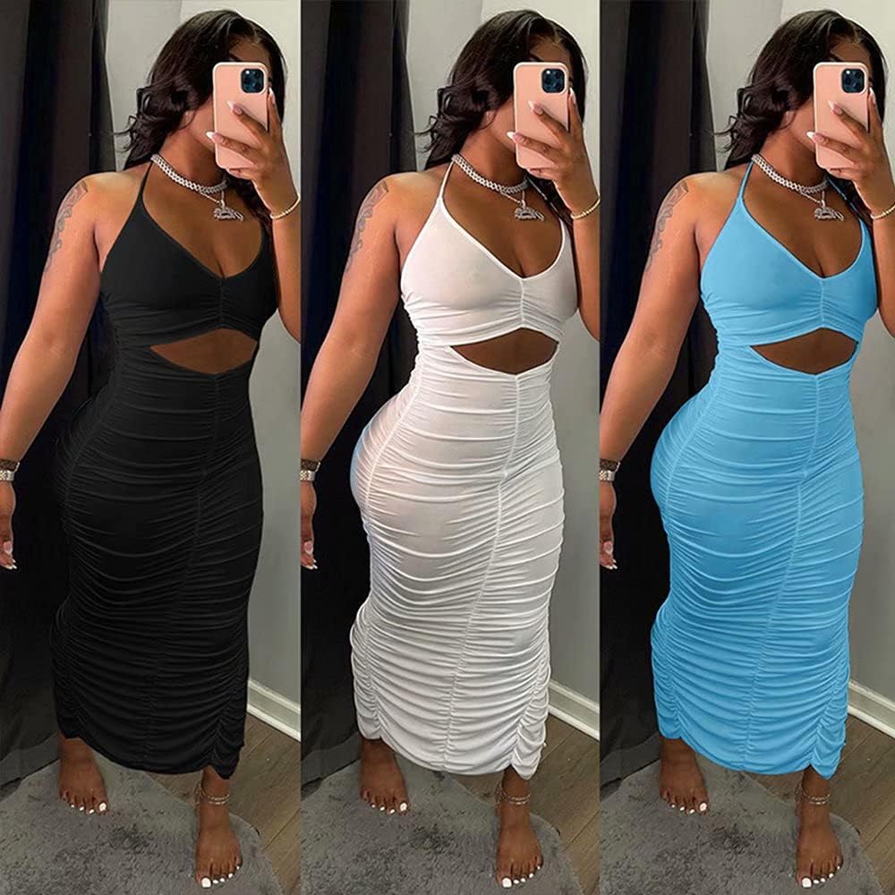 Ruched Bodycon Skirt Set — Two Piece