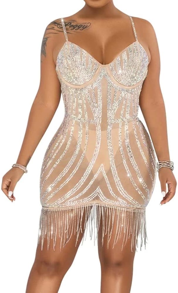 Slick Mesh Bodycon Set — Sleeveless