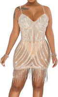 Slick Mesh Bodycon Set — Sleeveless