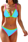 Color Block Cheeky Bikini