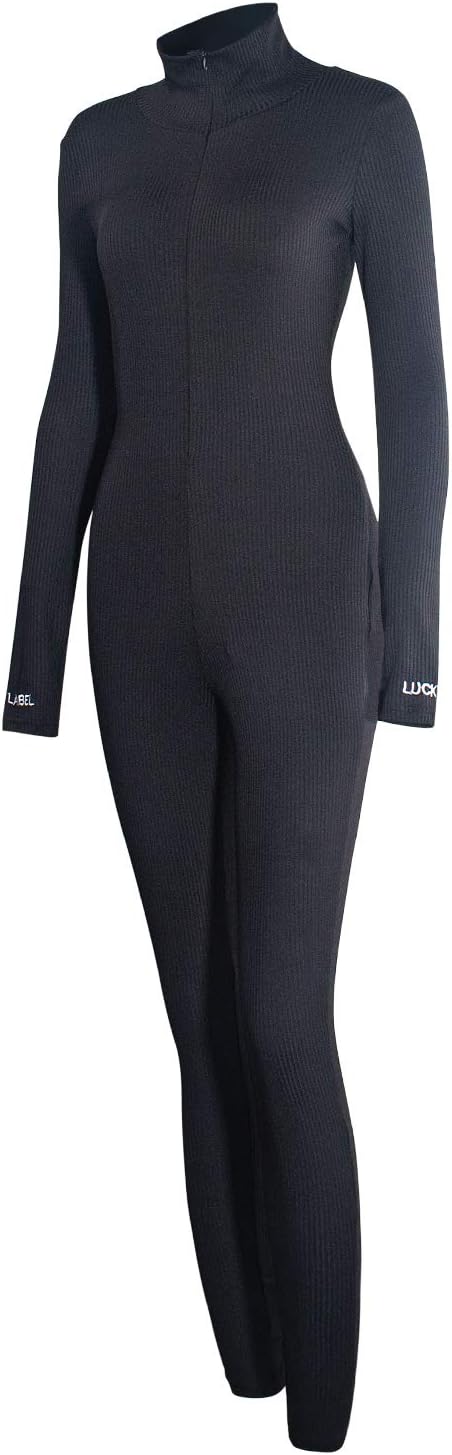Bottle Service Embroidery Zipper High Neck Bodycon Jumpsuit — Women's
