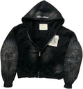 Off The Lot Y2k Grunge Zip Up Hoodie Oversized — Men's