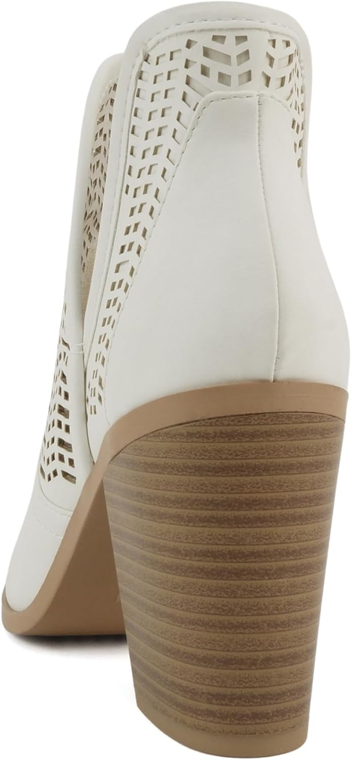 Cut Out Peep Toe Booties