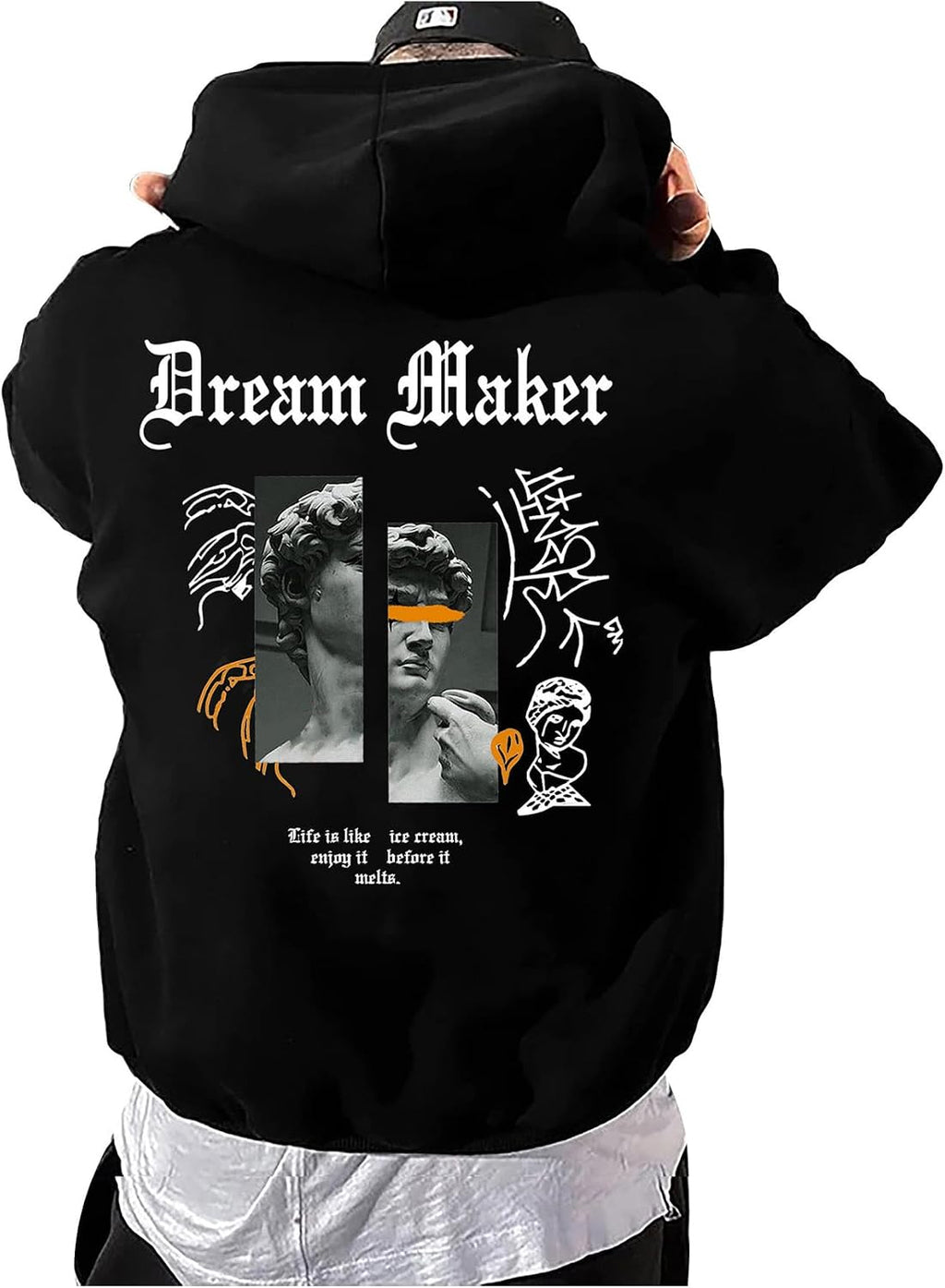 Screen Print Hoodie — Oversized