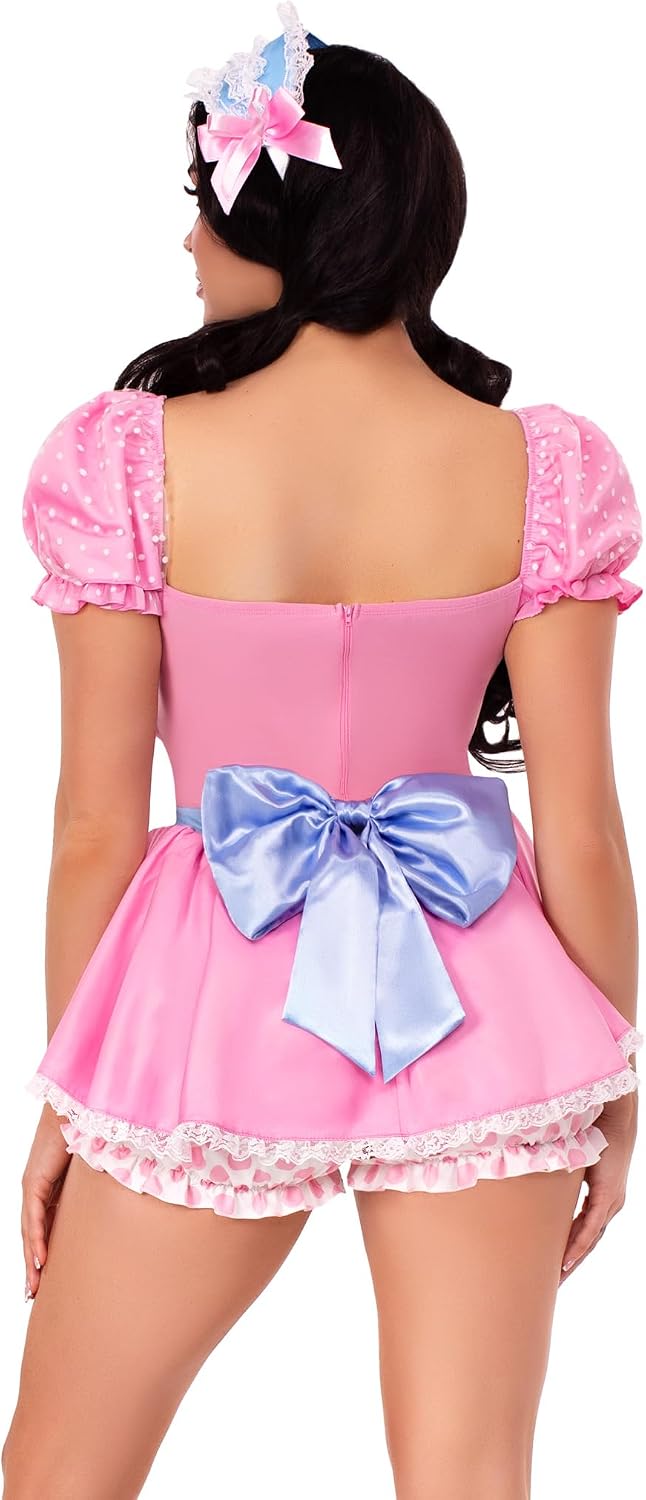 Vamp Bo Peep Sweetie Costume Includes Dotted — Women's