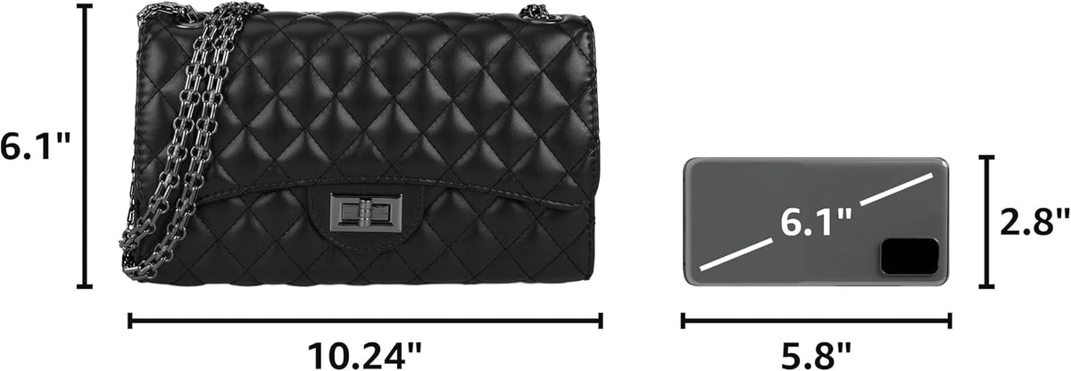 Uptown Quilted Shoulder Bag