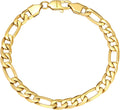 Big Starz Figaro Chain Bracelet — Stainless Steel, 7mm
