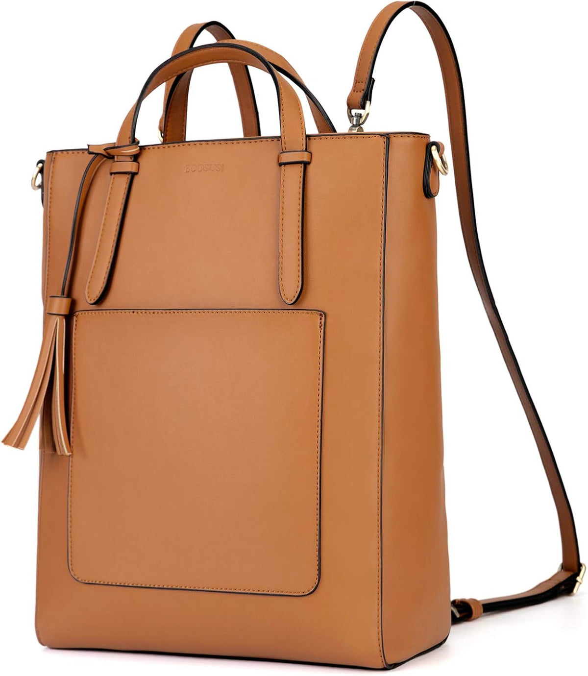 Gold Standard Vegan Leather Shoulder Bag — Convertible