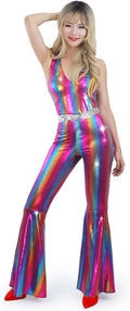 Graveyard Disco 70s 80s Prom Sparkle Flare Costume — Men's