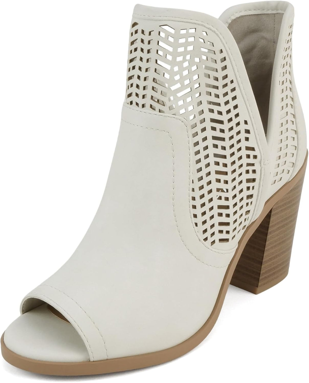 Cut Out Peep Toe Booties