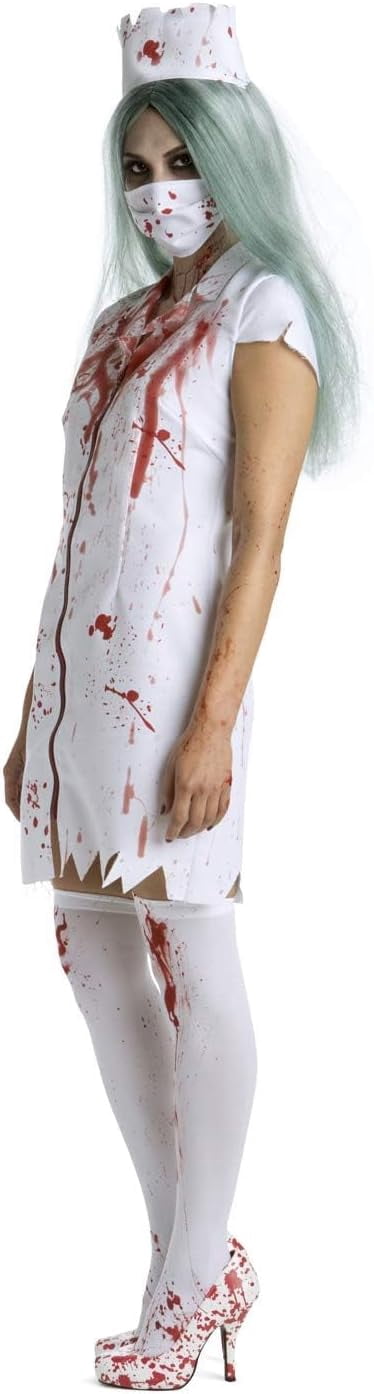 Wicked Zombie Nurse Costume White — Women's