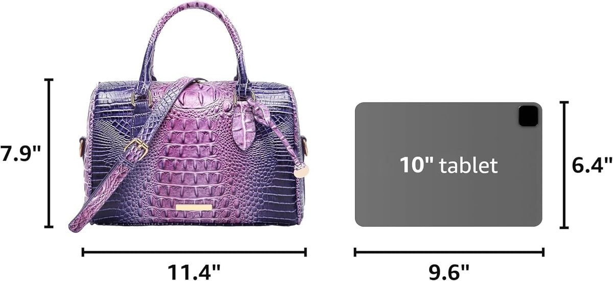 Croc Empire Shoulder Tote