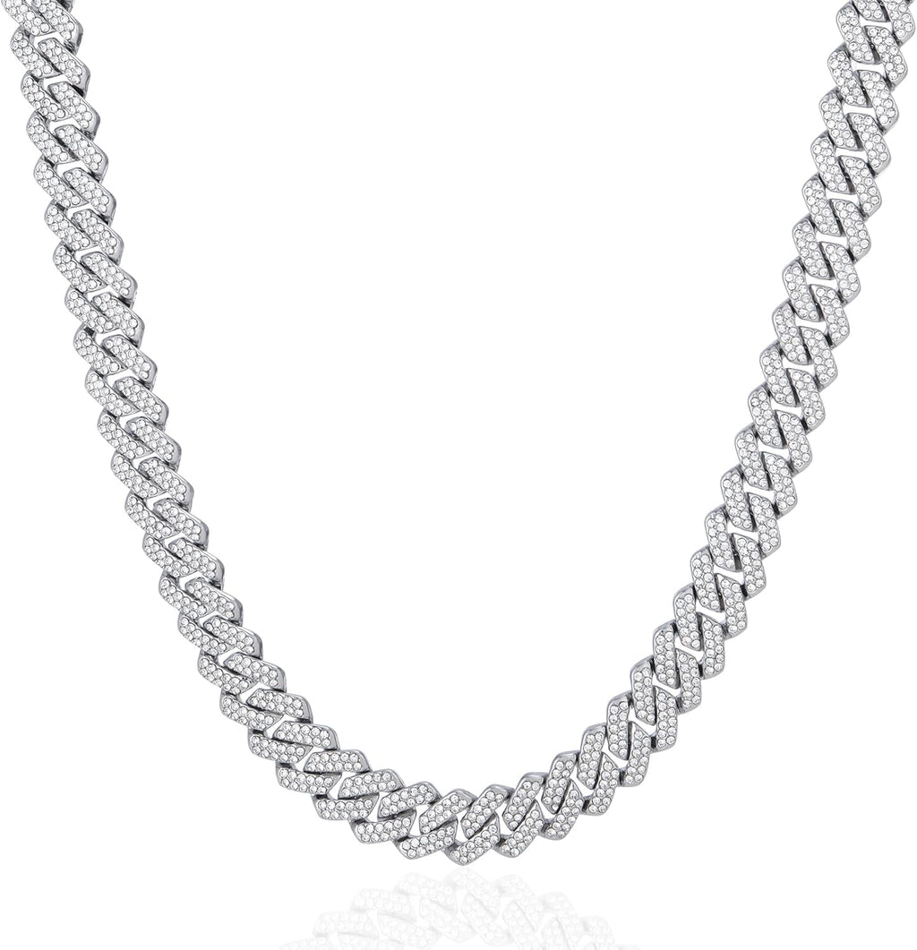Big Starz 14mm Iced Cuban Chain — 18K Plated