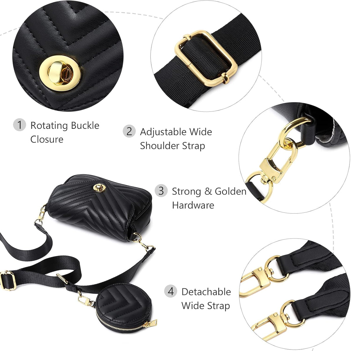 Mini Money Quilted Bag