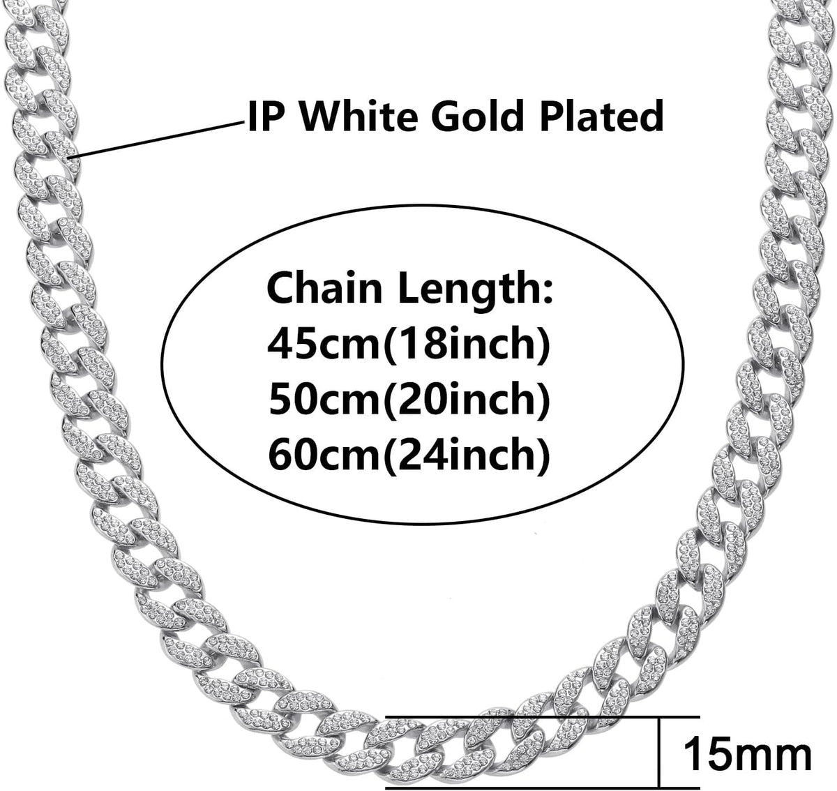 Big Starz Miami Cuban Chain & Bracelet Set — Iced