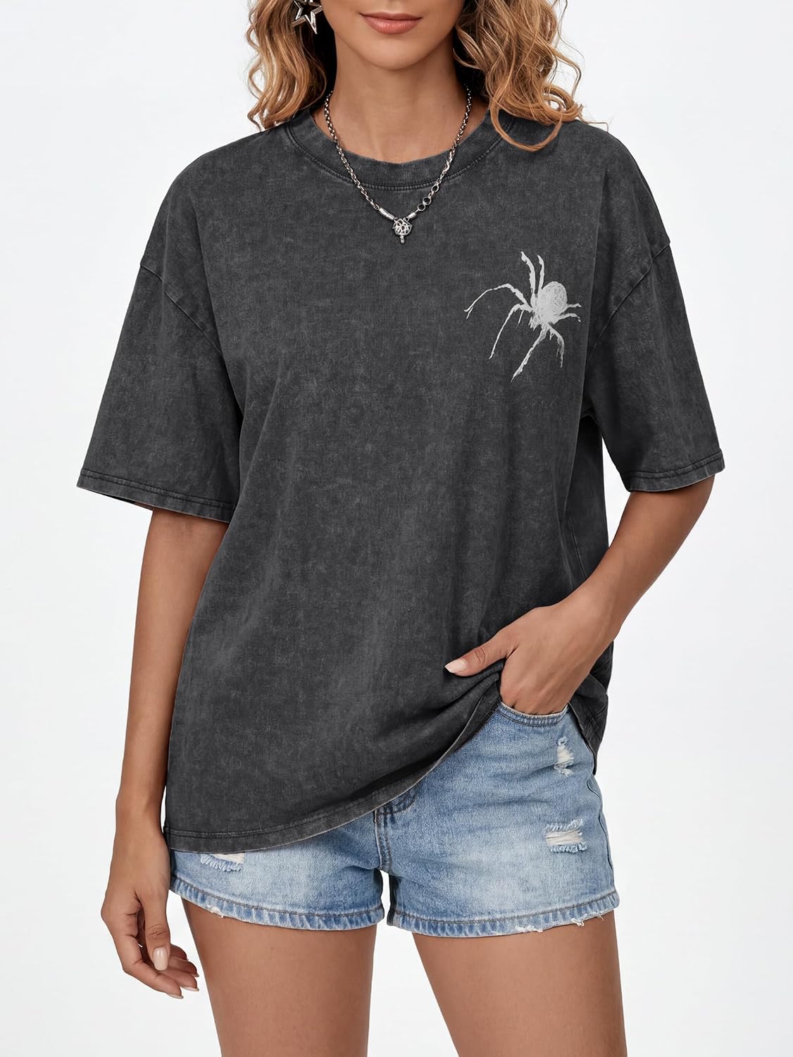 Uptown Y2k Baggy Shirts Graphic Tees Oversized — Men's