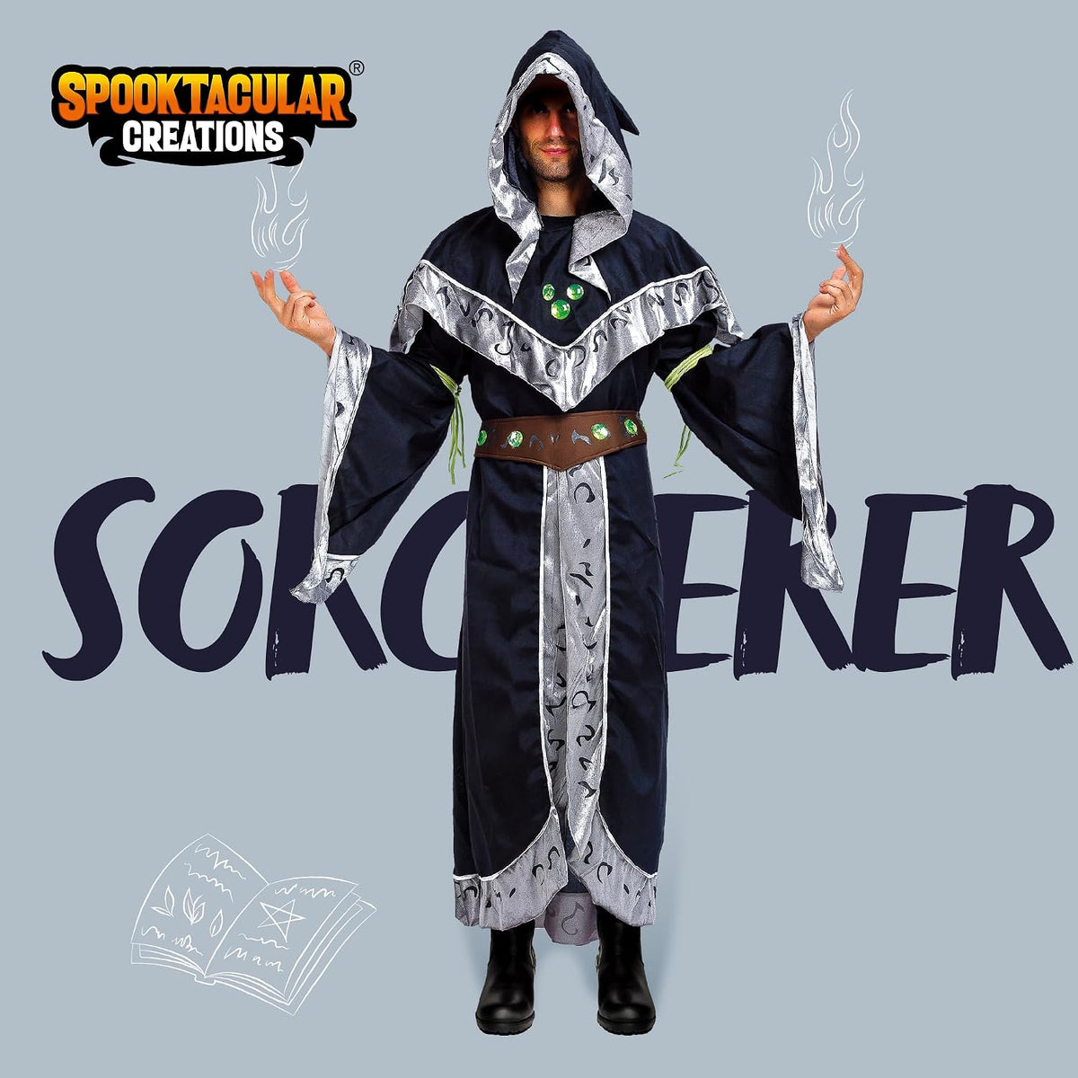 Reaper Wizard Costume for Medieval — Men's