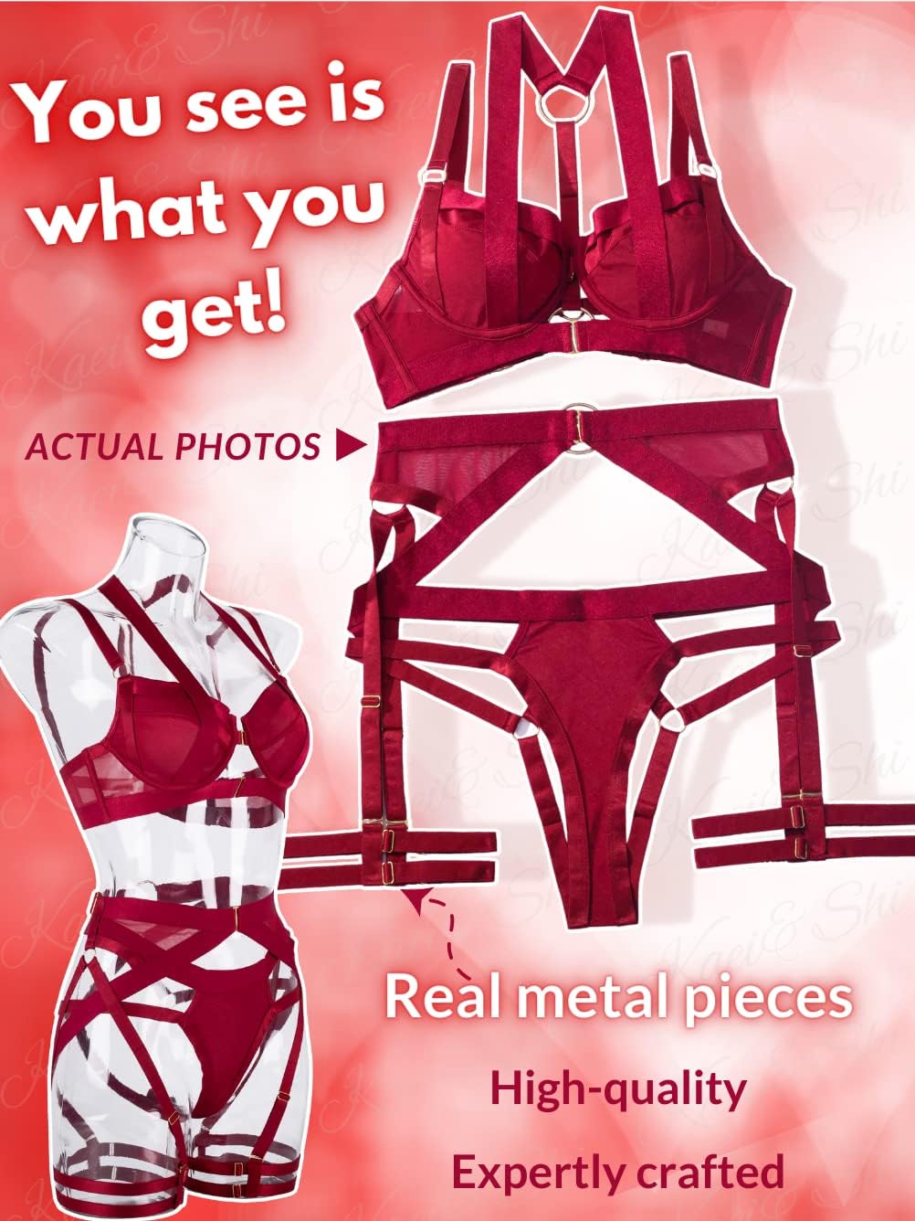 Slow Burn Strappy Harness All Adjustable Underwire Racerback — Women's