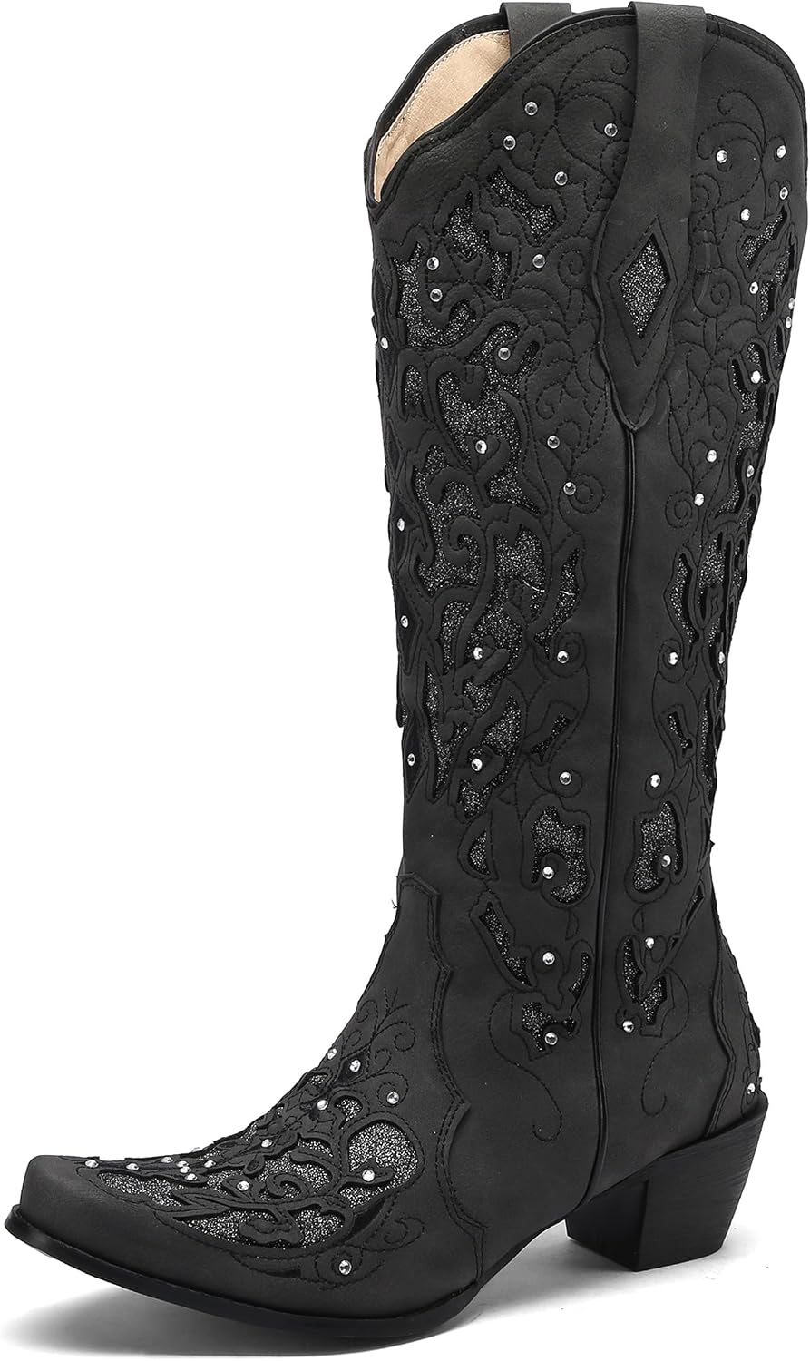 Boulevard Knee-High Boots — Chunky