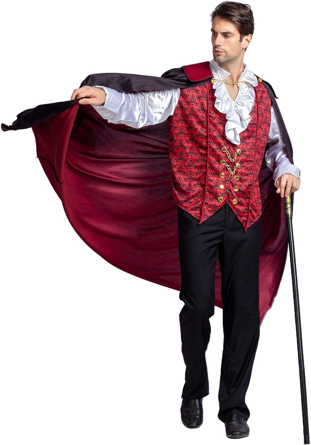 October 31 Halloween Vampire Costume Halloween Vampire Cape — Men's