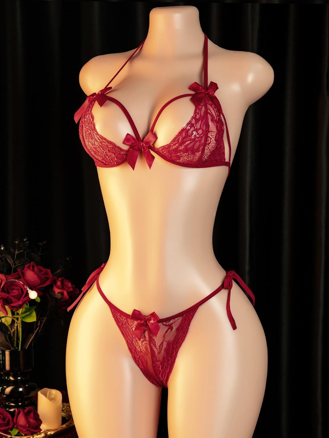 Velvet Hour Fishnet Bodysuit High-elastic Bodystocking Lingerie — Women's