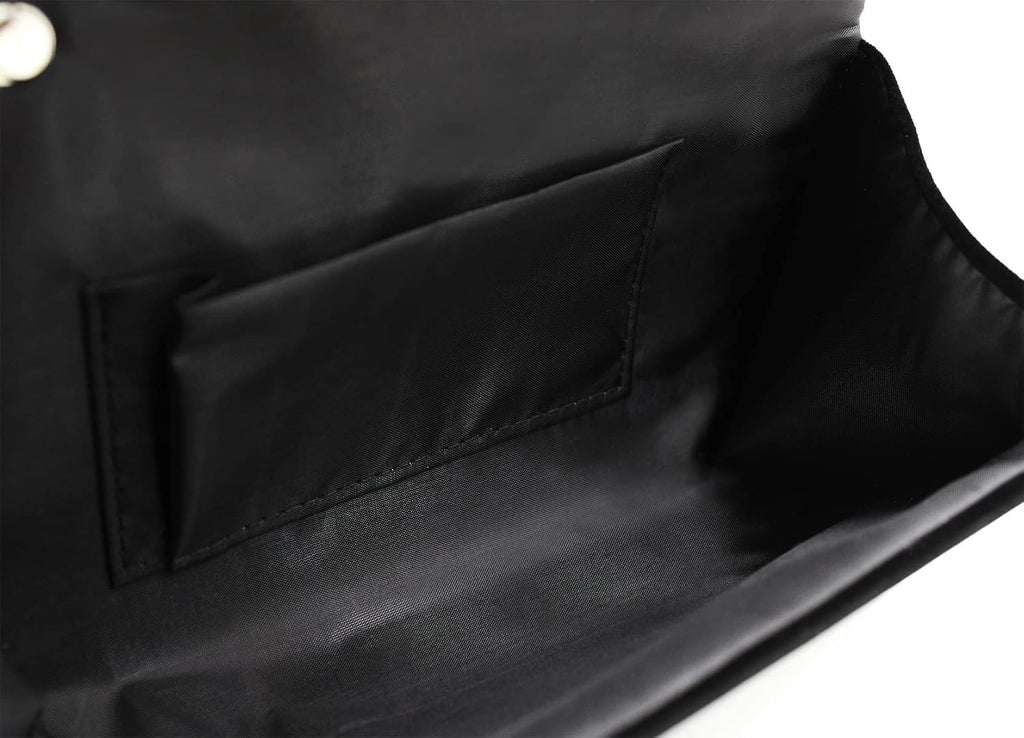 Bow Down Velvet Clutch