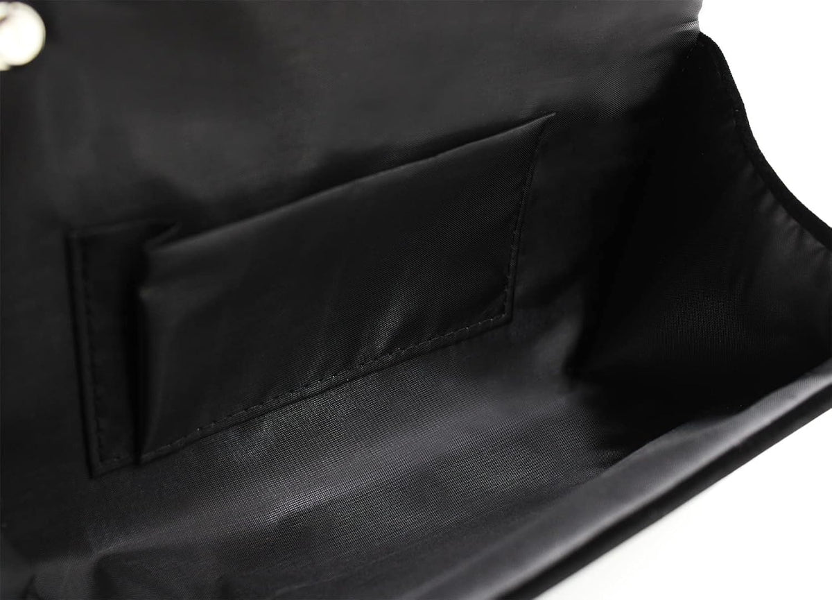 Bow Down Velvet Clutch
