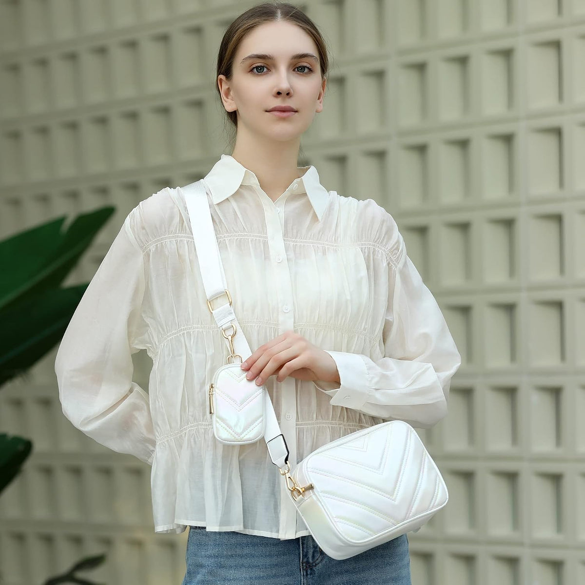Late Night Quilted Vegan Leather Crossbody