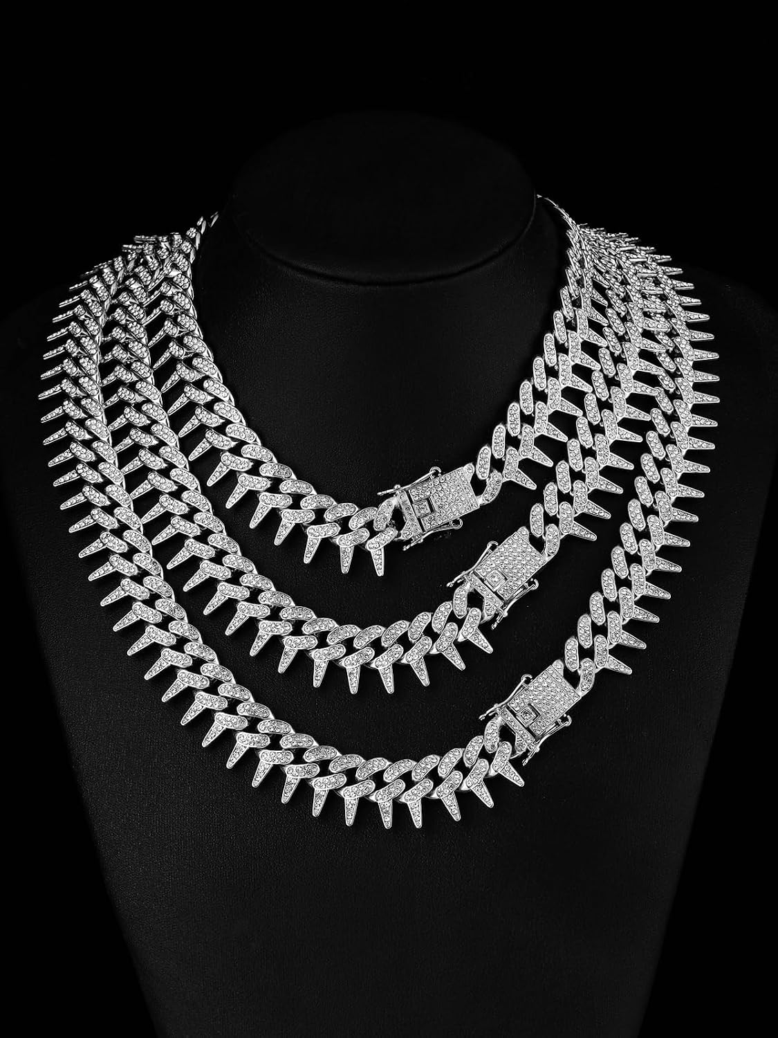 Big Starz Spike Cuban Chain & Bracelet Set