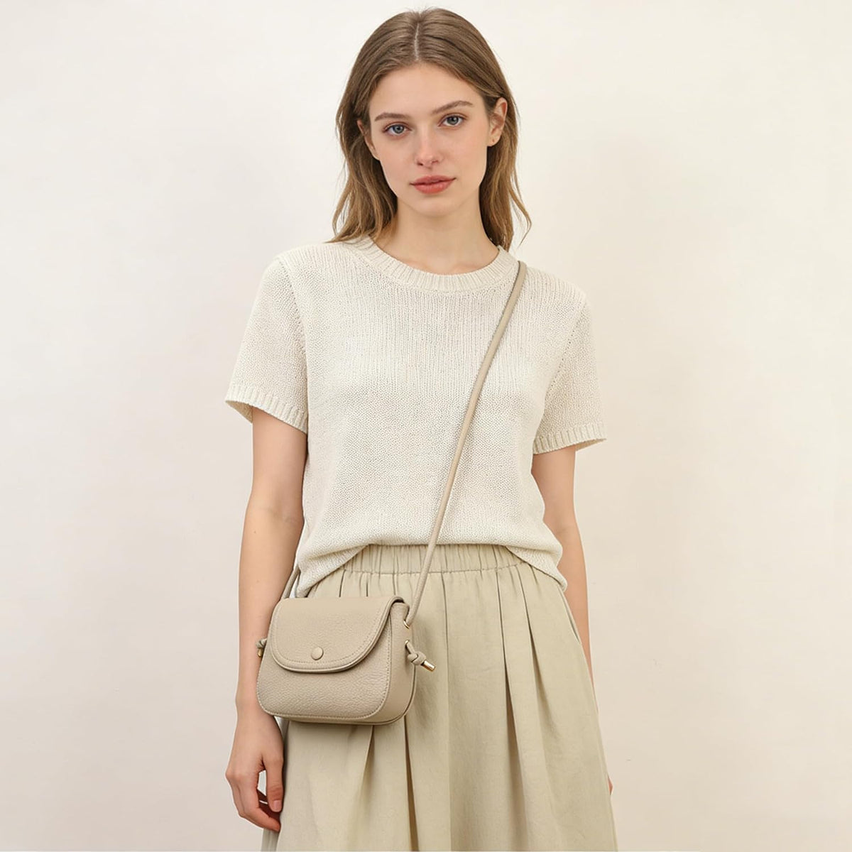 Uptown Vegan Leather Crossbody