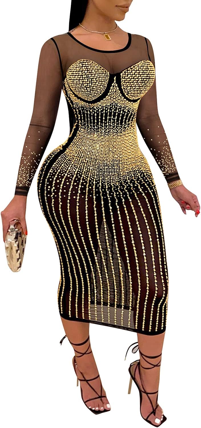 VIP Rhinestone Dress