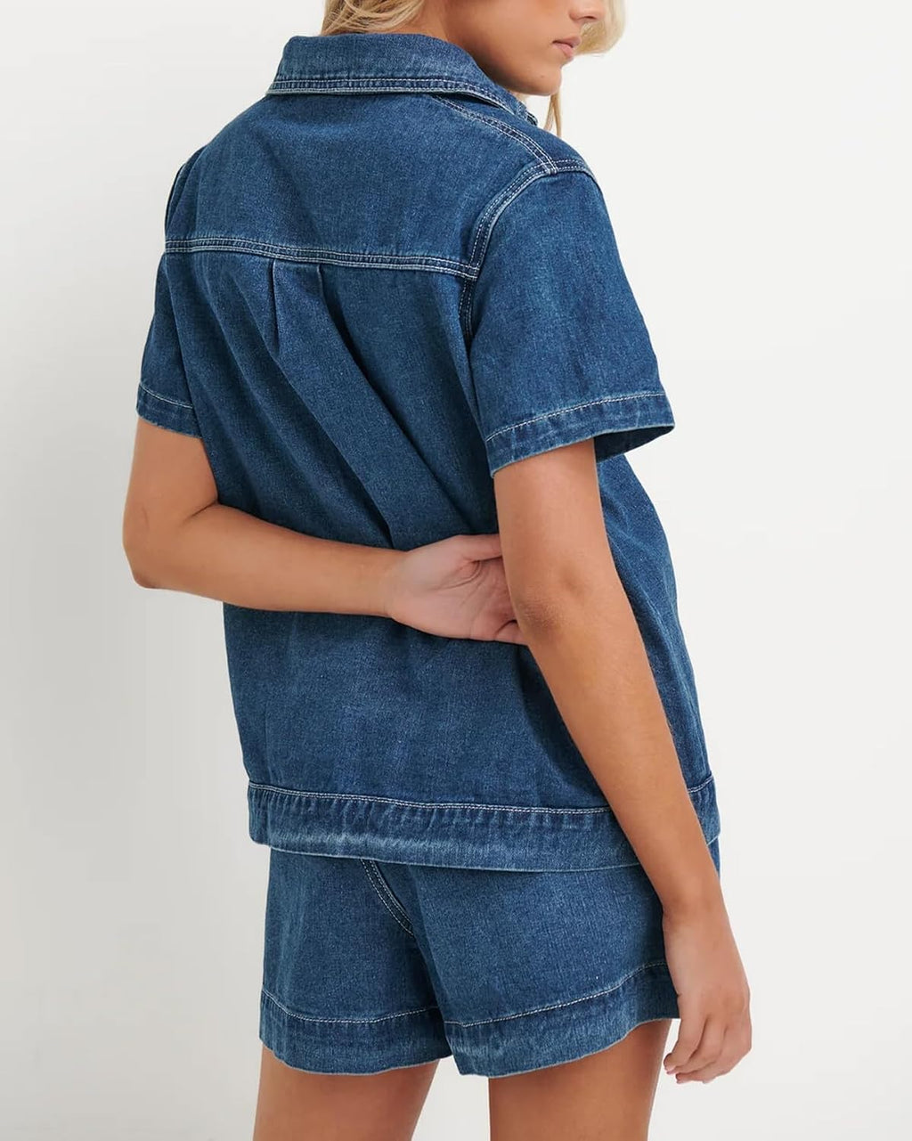 Cookout Denim Short Set