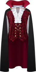 October 31 Halloween Vampire Costume Halloween Vampire Cape — Men's
