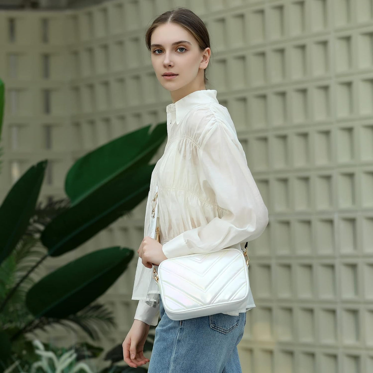 Late Night Quilted Vegan Leather Crossbody