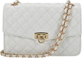 Icon Quilted Vegan Leather Crossbody — Chain Strap